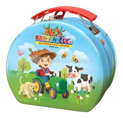 TEREZIA Rakytníček+ Multivitamínové želatínky (Kufrík traktor)