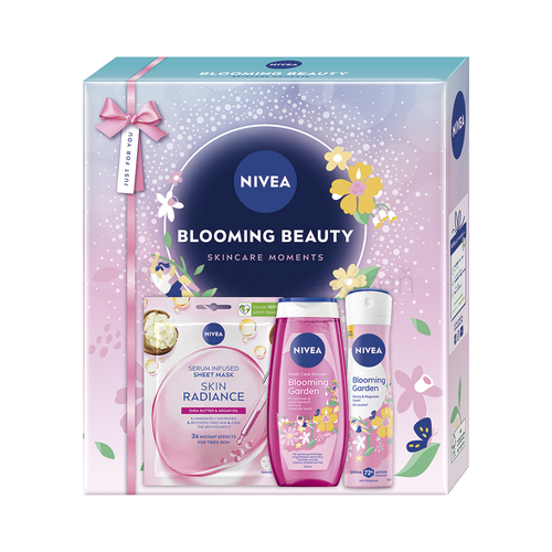 Nivea Blooming Beauty (Dámska vianočná darčeková kazeta)