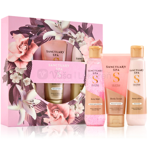 Sanctuary Spa Ľalia &amp; Ruža Trio (Darčekové balenie)