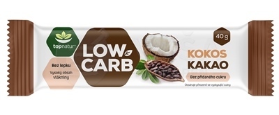 Topnatur Low Carb Tyčinka Kokos Kakao
