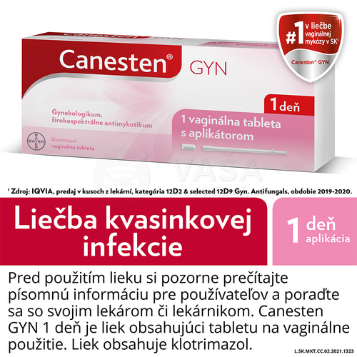Canesten GYN 1 deň 500 mg