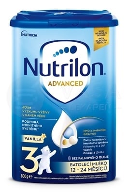 Nutrilon Advanced 3 Vanilla Batoľacia mliečna výživa (od ukončeného 12. mesiaca)
