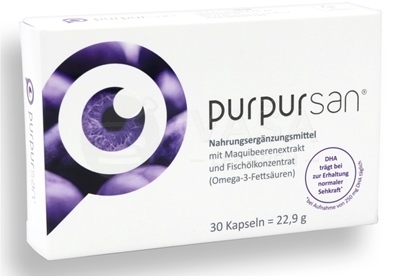 Purpursan S extraktom Maqui a Omega-3 (DHA, EPA)