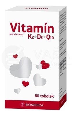 Biomedica Vitamín K2 + D3 + Q10