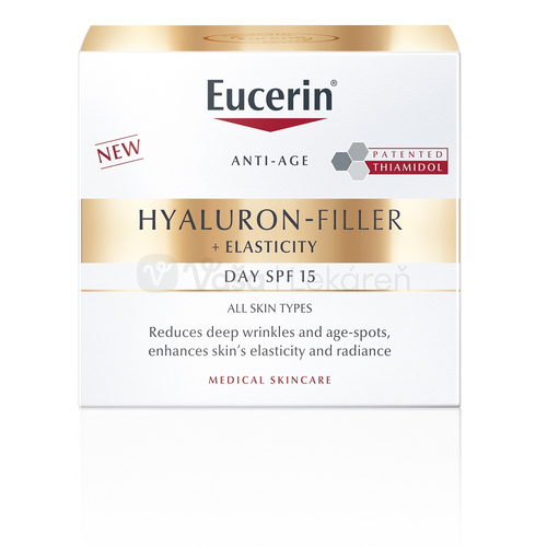 Eucerin Hyaluron-Filler + Elasticity Denný anti-age krém SPF15