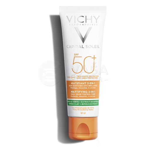 Vichy Capital Soleil zmatňujúci krém 3v1 SPF50+