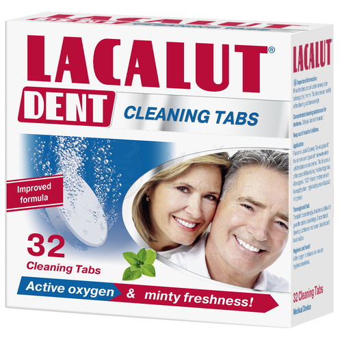 Lacalut Dent Čistiace tablety na zubnú protézu