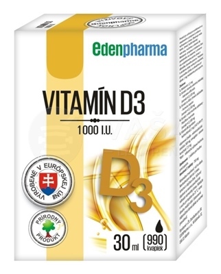 EDENPharma Vitamín D3 1000 IU