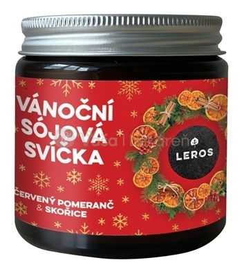 Leros Vianočná sójová sviečka