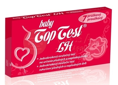 Baby Top Test LH Jednokrokový ovulačný test 7 prúžkový