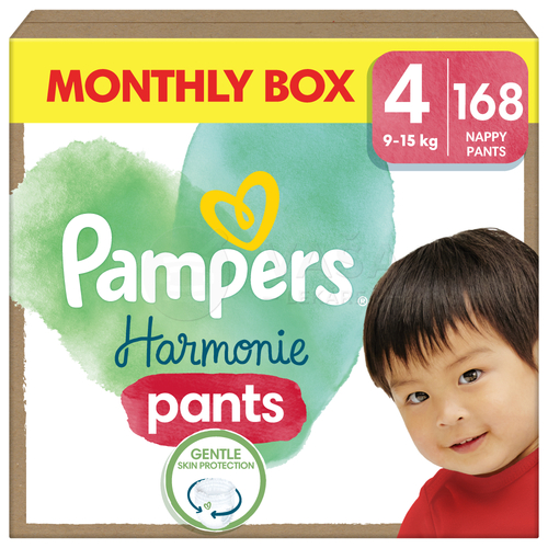 Pampers Harmonie Magic Paper Pants 4 Detské plienkové nohavičky (9-15 kg)