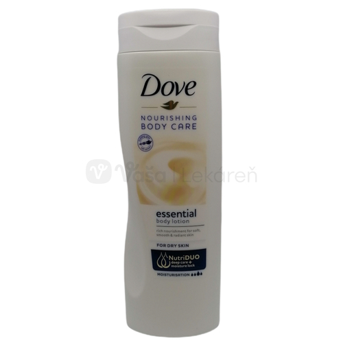 Dove Essential Telové mlieko na suchú pokožku