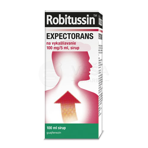 Robitussin Expectorans Sirup na vlhký kašeľ a vykašliavanie