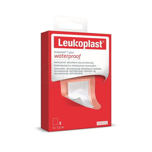 Leukoplast Leukomed T Plus Absorpčná náplasť na rany vodeodolná (5 x 7,2 cm)