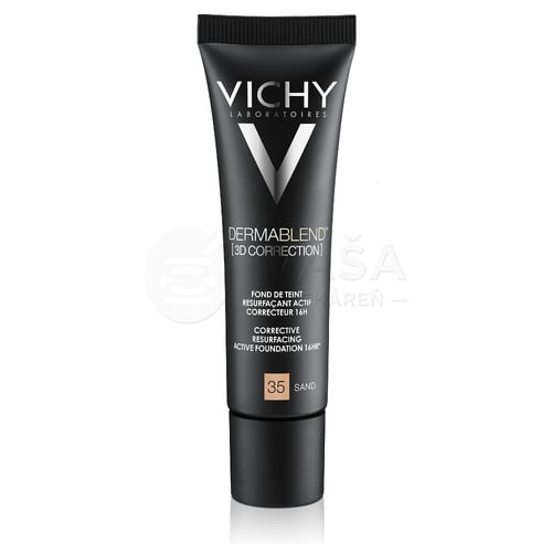 Vichy Dermablend 3D Korekčný a vyhladzujúci make-up (odtieň 35-Sand)