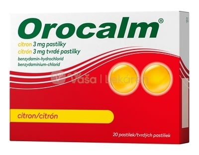 Orocalm citrón 3 mg