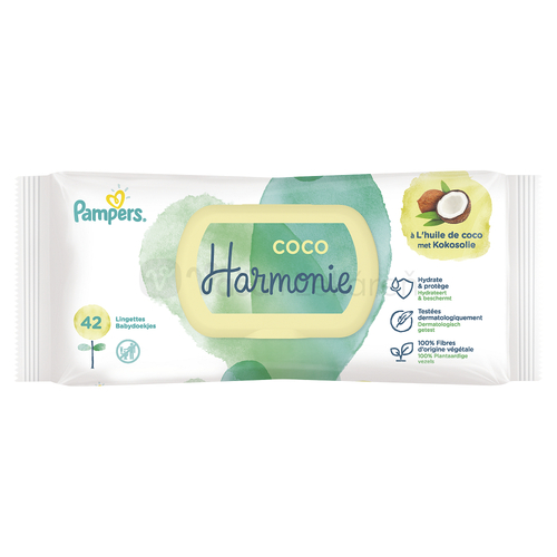 Pampers Harmonie Coco Vlhčené obrúsky