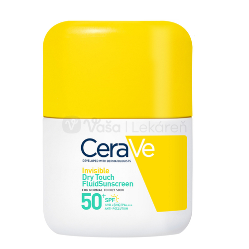 CeraVe Zmatňujúci opaľovací fluid na normálnu až mastnú pleť SPF50+