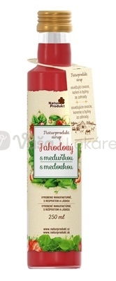 NaturProdukt Sirup Jahodový s medovkou