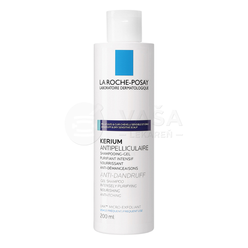 La Roche-Posay Kerium Gélový šampón na mastné lupiny