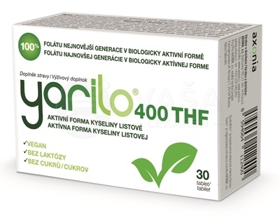 Yarilo 400 THF Aktívna forma kyseliny listovej