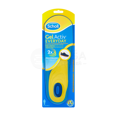 Scholl Vlozky Gel.everyday Muzi 1par 3079602 xxx