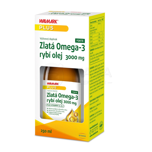 WALMARK Zlatá Omega-3 Forte Rybí olej 3000 mg