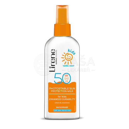 Lirene Sun Kids Mlieko na opaľovanie pre deti v spreji SPF50