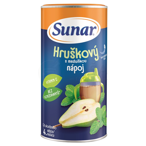 Sunar Rozpustný nápoj Hruškový s medovkou (od ukončeného 4. mesiaca)
