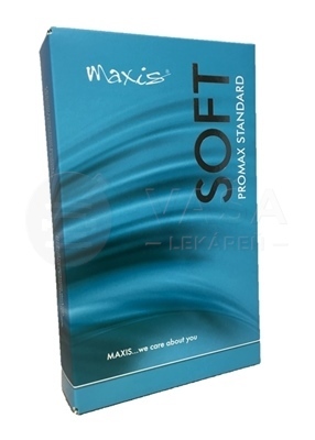 Maxis Promax Standard Soft Stehenné pančuchy nekĺzavé, v. 7, (II.KT), krátke, so špicou, telové