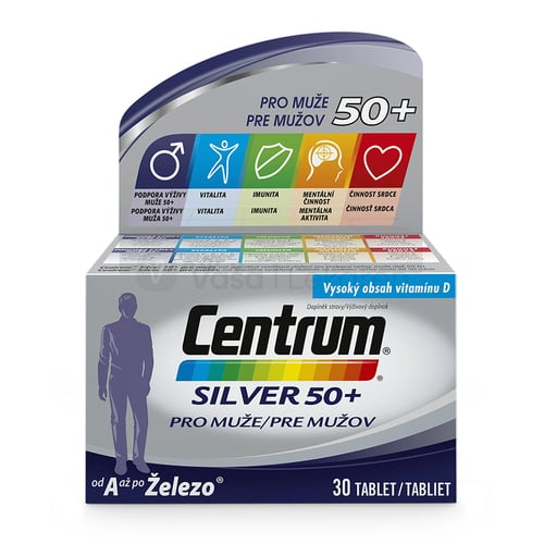 Centrum Silver 50+ Pre mužov Multivitamín