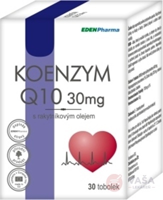 EDENPharma Koenzým Q10 30 mg s rakytníkovým olejom