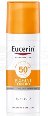 Eucerin Sun Pigment Control Emulzia na opaľovanie na tvár s depigmentačným účinkom SPF50+