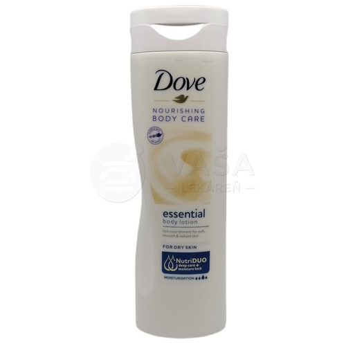 Dove Essential Telové mlieko na suchú pokožku