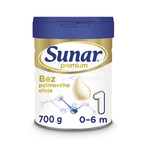 Sunar Premium 1 Počiatočné dojčenské mlieko (od narodenia)