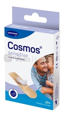 Cosmos Sensitive Jemná elastická náplasť na rany (19 mm x 72 mm)