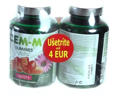 CEM-M Gummies Imunita Multivitamíny pre dospelých (s echinaceou)