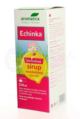 Aromatica Echinka Viaczložkový skorocelový sirup pre deti