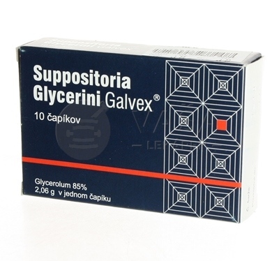 Galvex Suppositoria Glycerini (Glycerínové čapíky)