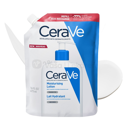CeraVe Hydratačné mlieko na suchú až veľmi suchú pokožku (Náhradná náplň)