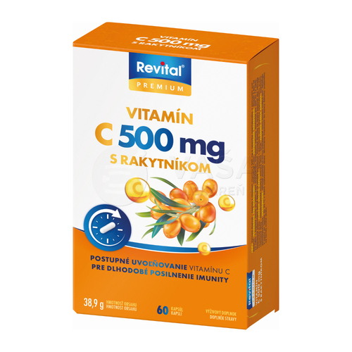 Revital Premium Vitamín C 500 mg s rakytníkom