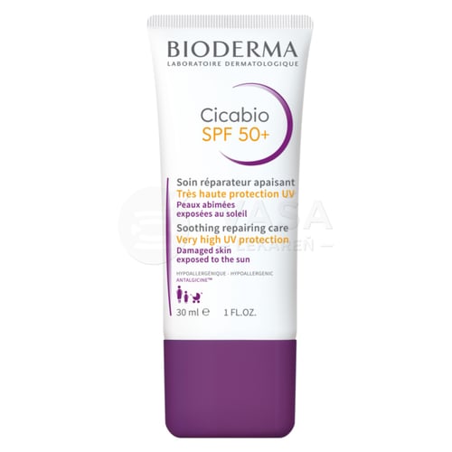 Bioderma Cicabio Upokojujúci a reparačný krém SPF50+