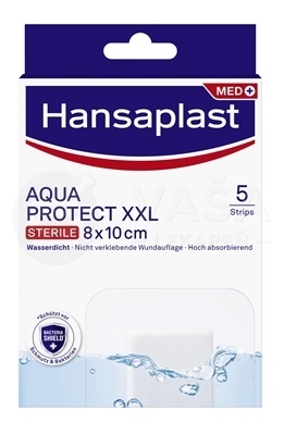 Hansaplast Med Aquaprotect XXL Vodotesná náplasť (8 x 10 cm)
