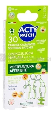 ActyPatch Upokojujúca náplasť pre deti po uštipnutí a očkovaní
