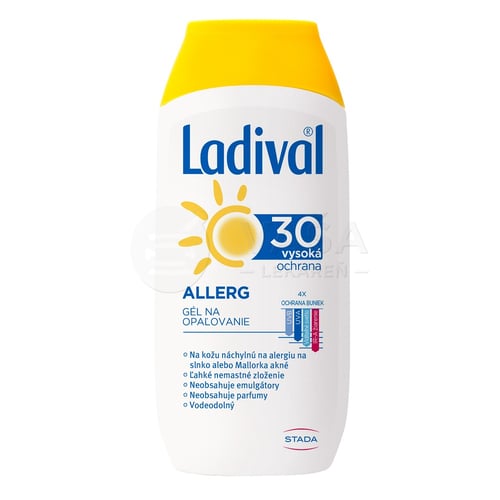 Ladival Allerg Gél na opaľovanie na pokožku s alergiou na slnko SPF30