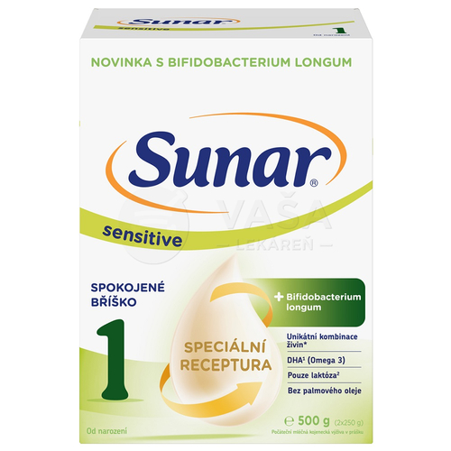 Sunar Sensitive 1  Počiatočná mliečna výživa (od narodenia)