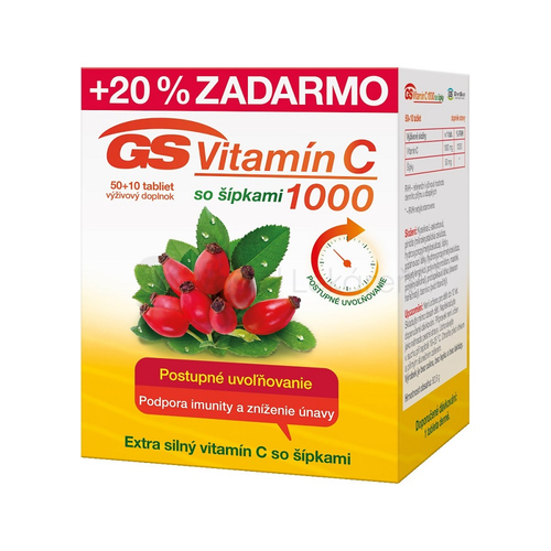 GS Vitamín C 1000 so šípkami