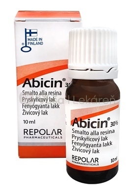 Abicin 30% Živicový lak na nechty