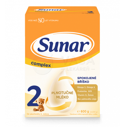 Sunar Complex 2 Pokračovacie dojčenské mlieko (od ukončeného 6. mesiaca)