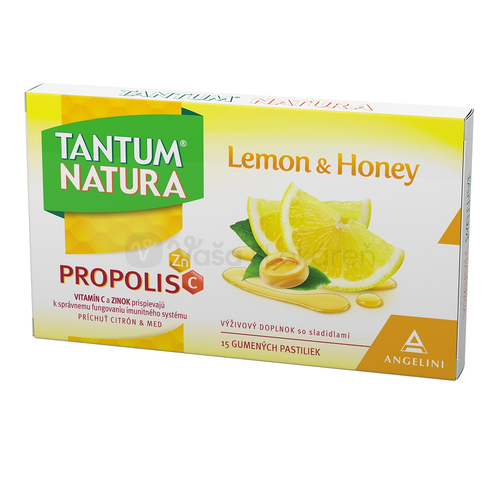 Tantum Natura Lemon-honey Gum.pastil.15ks xxx